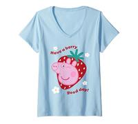 Mujer Peppa Pig Berry Good Day Camiseta Cuello V
