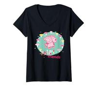 Mujer Peppa Pig Fairy Friends Camiseta Cuello V