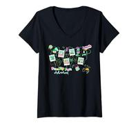 Mujer Peppa Pig Family Fun Adventure! Photos from Around The World Camiseta Cuello V