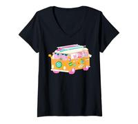 Mujer Peppa Pig Family Road Trip Travel Van Ready For City & Surf Camiseta Cuello V