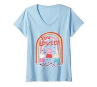 Mujer Peppa Pig Friends You Are Loved Camiseta Cuello V