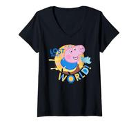 Mujer Peppa Pig George Lost In My World Camiseta Cuello V