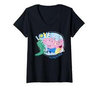 Mujer Peppa Pig Love My Big Brother Camiseta Cuello V