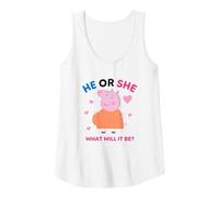 Mujer Peppa Pig Mummy Pig He Or She Camiseta sin Mangas