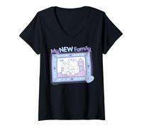Mujer Peppa Pig New Family Camiseta Cuello V