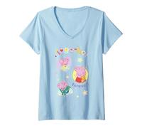 Mujer Peppa Pig Together Forever Camiseta Cuello V