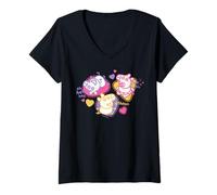 Mujer Peppa Pig Triple Camiseta Cuello V