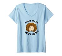 Mujer Peppermint Patty - A mamá el Cabello no le Importa Camiseta Cuello V