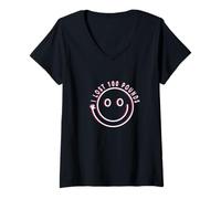 Mujer Perdí 100 libras - Anuncio orgulloso de pérdida de peso - mujeres Camiseta Cuello V