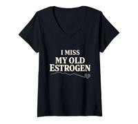 Mujer Perimenopausia Humor Perimenopausia Cambios de Humor Peri Menopausia Camiseta Cuello V