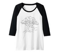 Mujer Permaneced En Mí Y Yo En Ti Soy La Vid Juan 15:4-5 Árbol Camiseta Manga Raglan