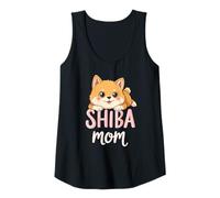 Mujer Perro Shiba Mom, Shiba Inu Mama, lindo cachorro Camiseta sin Mangas