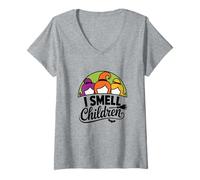 Mujer Perros Amantes OVNI Alien Funny Merch Extraterrestre Mascota Peludo Camiseta Cuello V