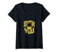 Mujer Perros Amantes OVNI Alien Funny Merch Extraterrestre Mascota Peludo Camiseta Cuello V