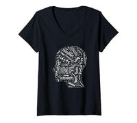 Mujer Personalidad INFJ - Sentimiento intuitivo introvertido Juzgar Camiseta Cuello V