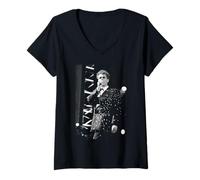 Mujer Pet Shop Boys Chris Lowe en el NEC 1989 Camiseta Cuello V