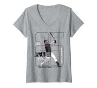 Mujer Pete Alonso | Jugadores de béisbol de Baltimore | MLBPAL203M Camiseta Cuello V