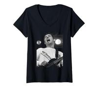 Mujer Pete Shelley The Buzzcocks Ever Fallen in Love Cantante Camiseta Cuello V