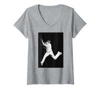 Mujer Pete Townshend de los Que en acción Tommy Rock Opera 1989 Camiseta Cuello V