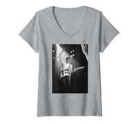 Mujer Pete Townshend Gira por el álbum The Who It's Hard 1982 Camiseta Cuello V