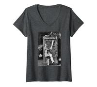 Mujer Peter Davison Doctor Who Cricket Tardis 1981 Camiseta Cuello V