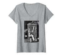 Mujer Peter Davison Doctor Who Cricket Tardis 1981 Camiseta Cuello V