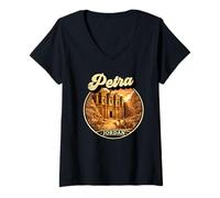 Mujer Petra Jordan Vacaciones a Jordan Gift Medio Oriente Camiseta Cuello V