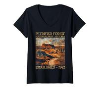 Mujer Petrified Forest National Park | Arizona Camiseta Cuello V