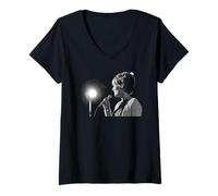 Mujer Petula Clark Mi Amor Cantante Pop 1966 Camiseta Cuello V