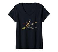 Mujer Phil Lynott Thin Lizzy Live 1976 por David Corio Camiseta Cuello V