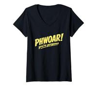Mujer Phwoar Eres una Hermosa Broma británica Camiseta Cuello V