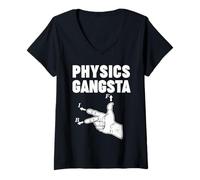 Mujer Physics Gangsta Camiseta Cuello V