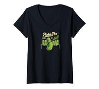 Mujer Pickle Pro Funny Tennis Player Dill Pickle Graphic Camiseta Cuello V