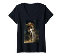 Mujer Pierre-Auguste Cot The Storm Camiseta Cuello V