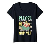 Mujer Pijama Please Be Patient With Me I Haven't Had My Nap Yet Camiseta Cuello V