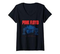 Mujer Pink Floyd Bienvenido a la máquina Insecto robótico Camiseta Cuello V