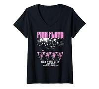 Mujer Pink Floyd Ciudad de Nueva York 4 de Julio Wooster Hall Camiseta Cuello V