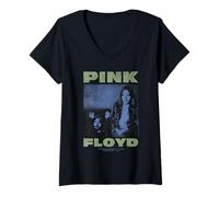 Mujer Pink Floyd EST 1965 Foto Envejecida Camiseta Cuello V