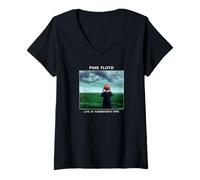 Mujer Pink Floyd Live At Knebworth 1990 Arte de la Portada Camiseta Cuello V