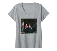 Mujer Pink Floyd Syd Barrett Era psicodélico 1967 Camiseta Cuello V