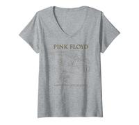 Mujer Pink Floyd Un lapso momentáneo de máquinas voladoras de la razón Camiseta Cuello V