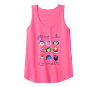 Mujer Pixar Inside out 2 Playing with My Emotions Camiseta sin Mangas