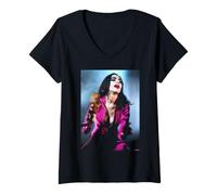 Mujer PJ Harvey NYC Academy Live 1995 por David Corio Camiseta Cuello V