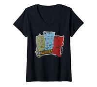Mujer PJ Masks TV PJ Power Camiseta Cuello V