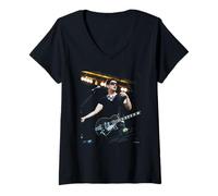 Mujer Placebo Live Nancy Boy Brian Molko por Andy Willsher Camiseta Cuello V