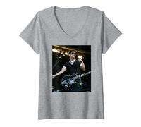 Mujer Placebo Nancy Boy Live Brian Molko por Andy Willsher Camiseta Cuello V