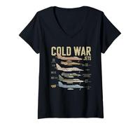Mujer Planes DE LOS COMPLOS WW2 Camiseta B-17 P51 Mustang F4U Camiseta Cuello V