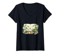 Mujer Planificador de rutas GPX Camiseta Cuello V