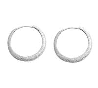 Mujer Plata de ley Pendientes de aro with Brillante Diseño Luz Lujo Elegant Joyas Ideal para Ropa Cotidiana