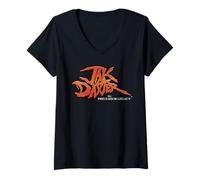 Mujer PlayStation Jak and Daxter The Precursor Legacy Classic Logo Camiseta Cuello V